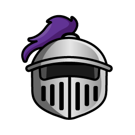 Duke helmet facing forward